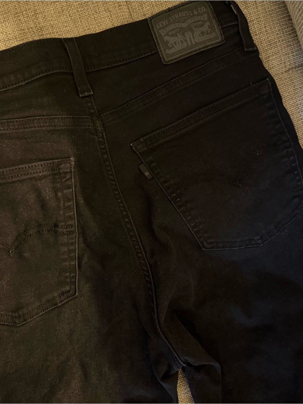 Levi's women’s Black Slim Straight Jeans - high waisted size 30